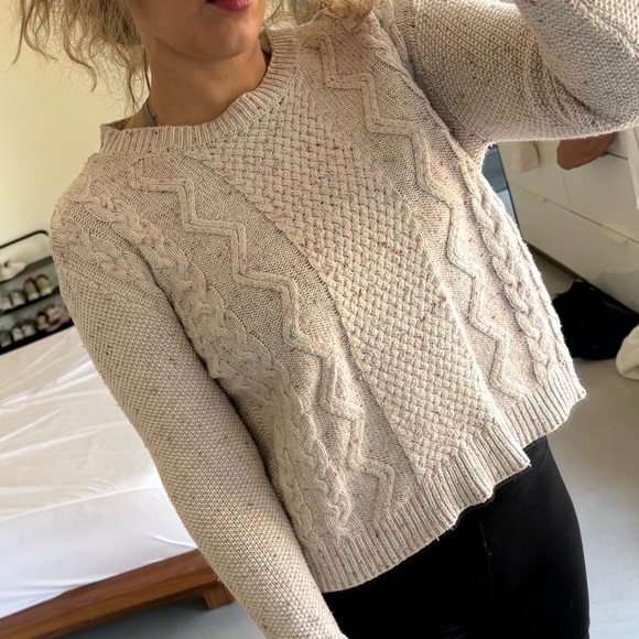 Confetti Yarn Crew Neck Sweater - Picture 3 of 3